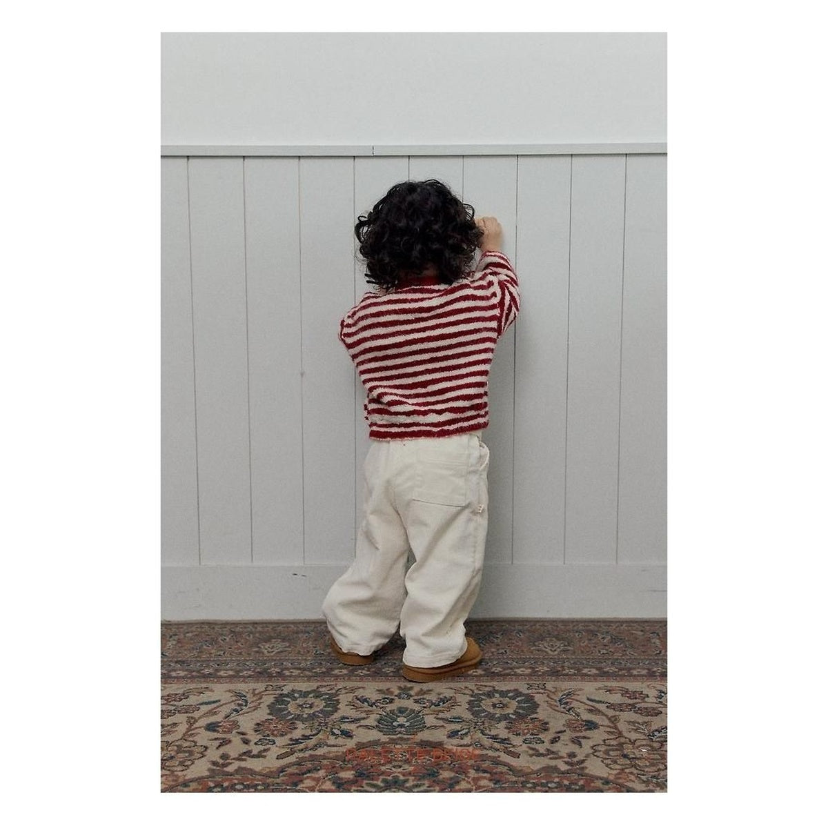 PALETTE BEIGE ベーシックコーデュロイパンツ