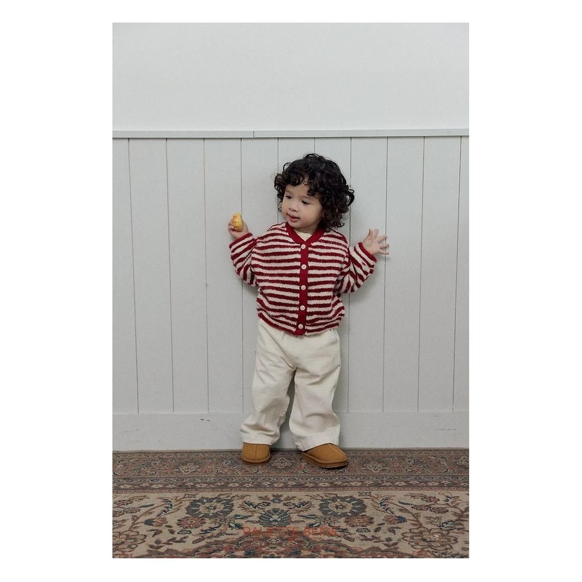 PALETTE BEIGE ベーシックコーデュロイパンツ