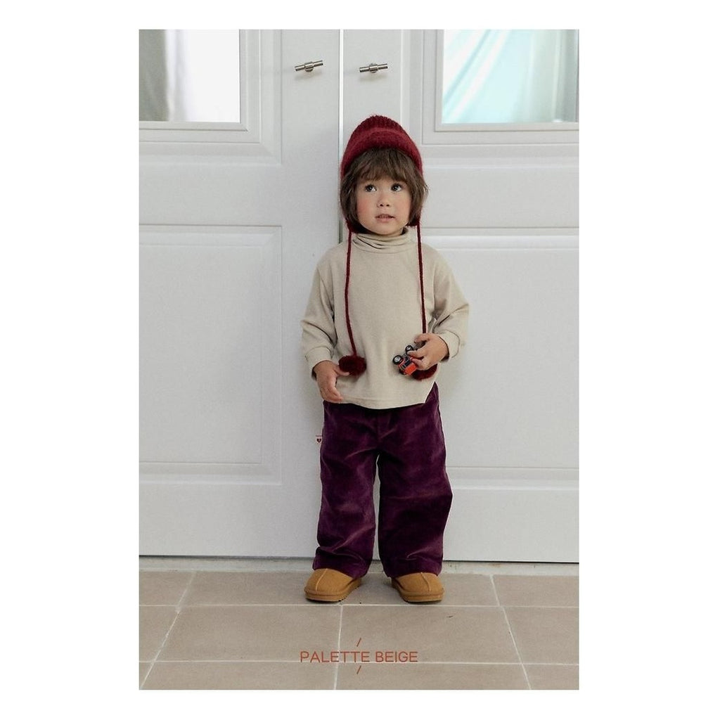 PALETTE BEIGE ベーシックコーデュロイパンツ