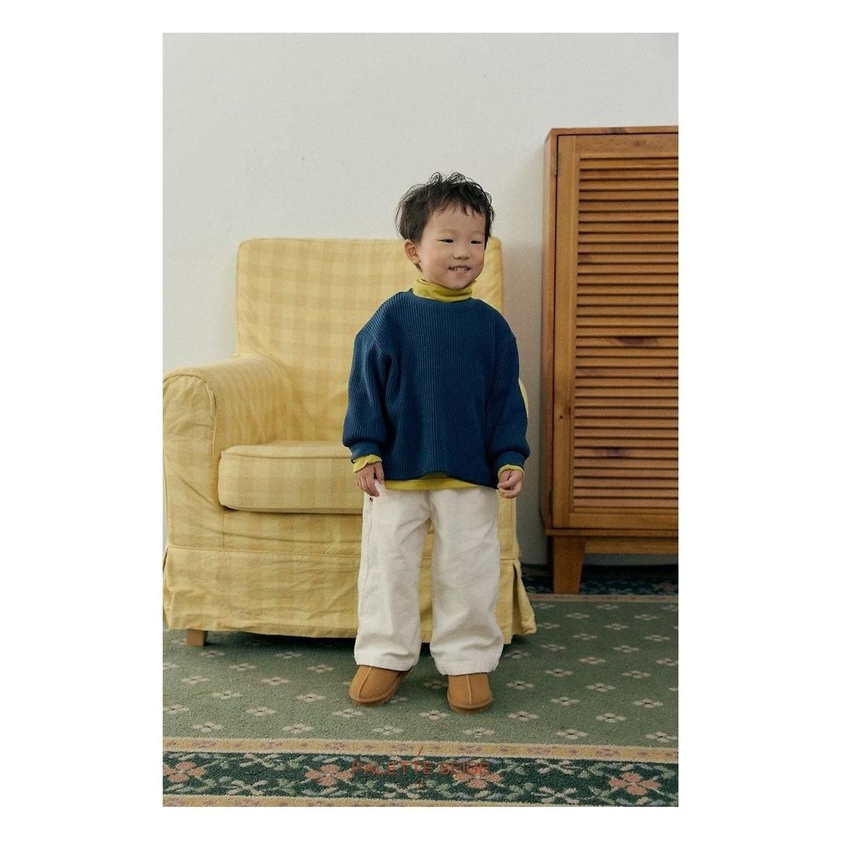 PALETTE BEIGE ベーシックコーデュロイパンツ
