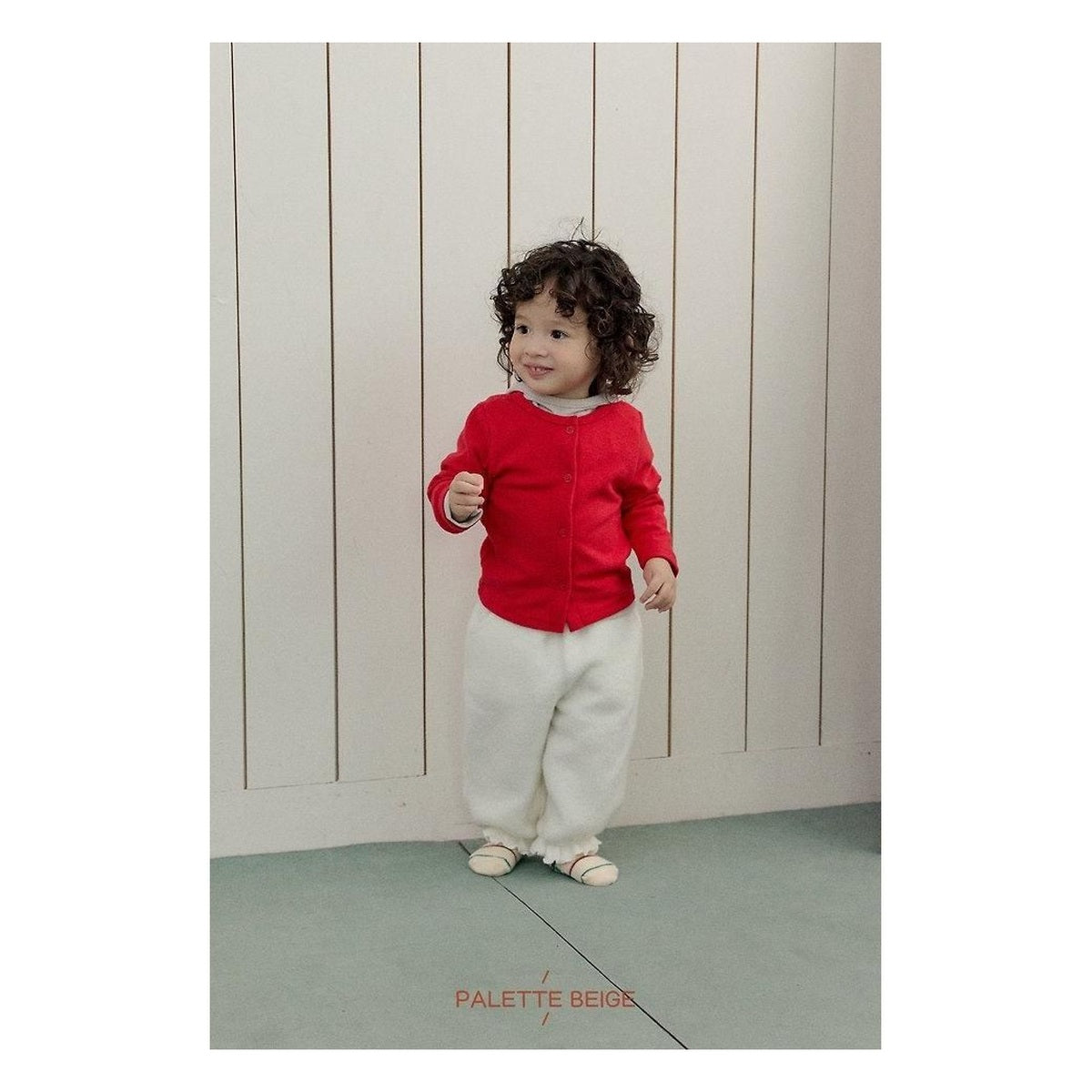 PALETTE BEIGE 冬フリルパンツ