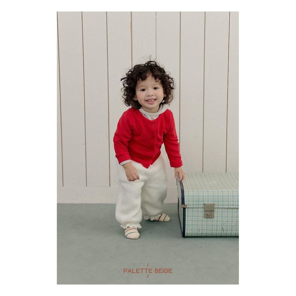 PALETTE BEIGE 冬フリルパンツ