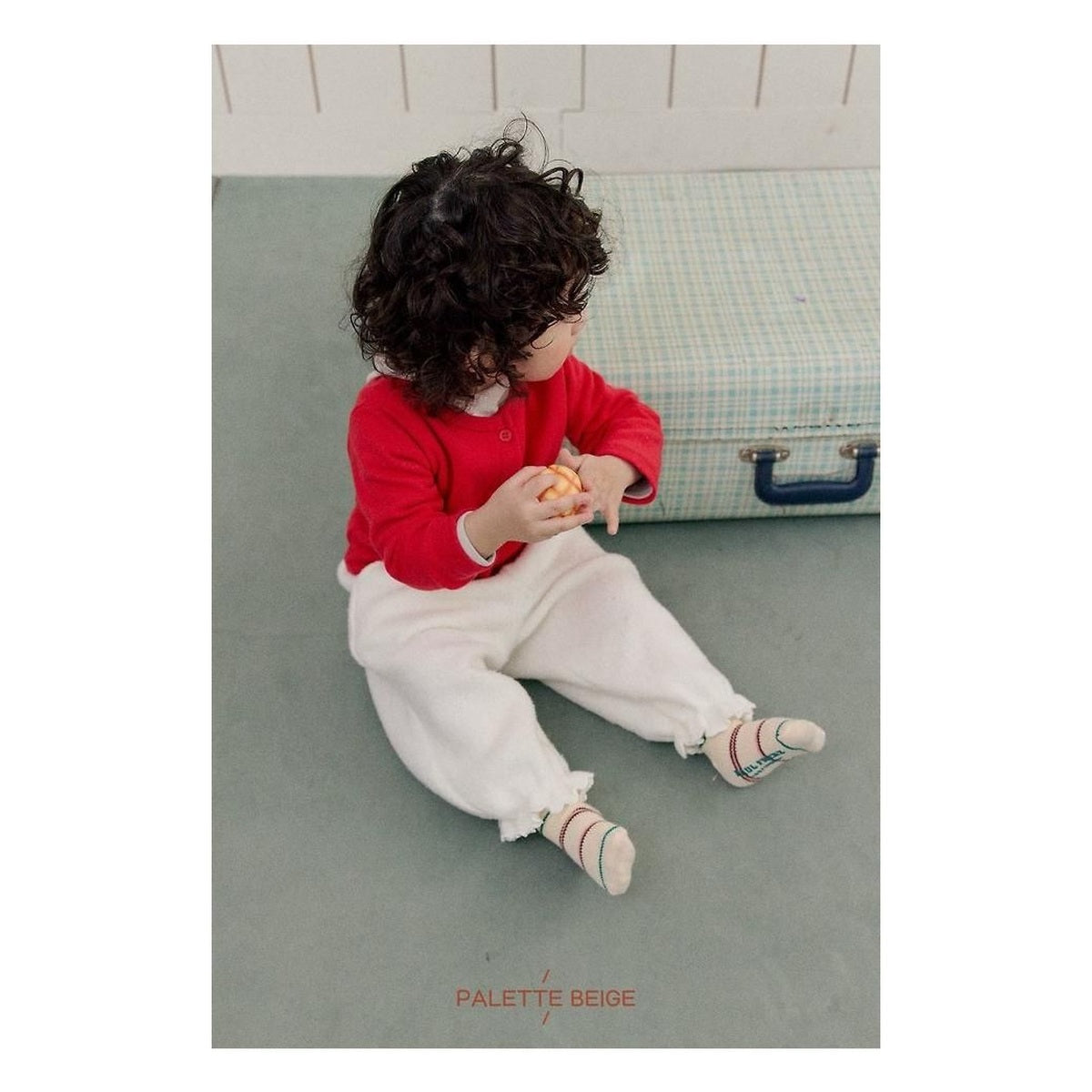 PALETTE BEIGE 冬フリルパンツ