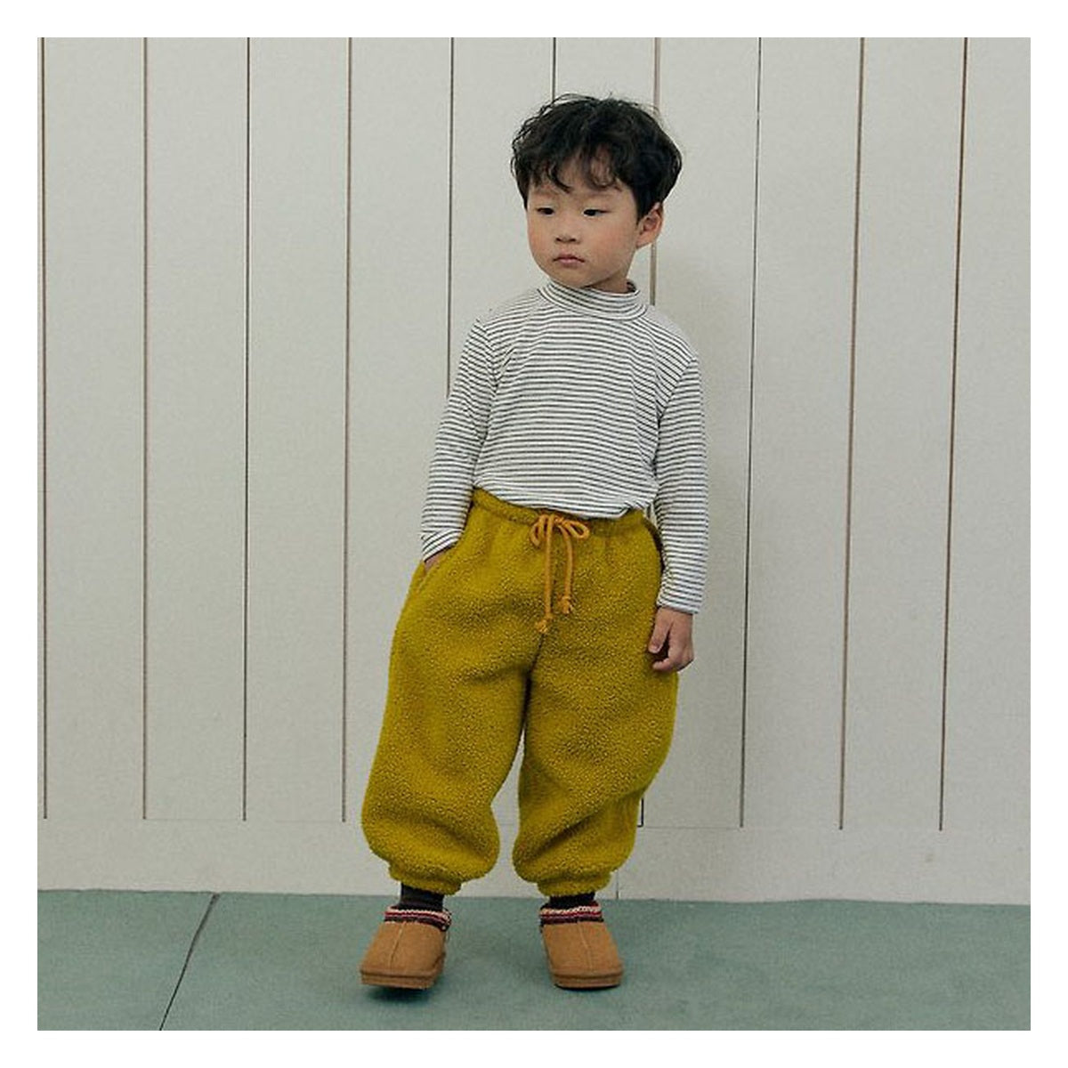 PALETTE BEIGE ファージョガーパンツ