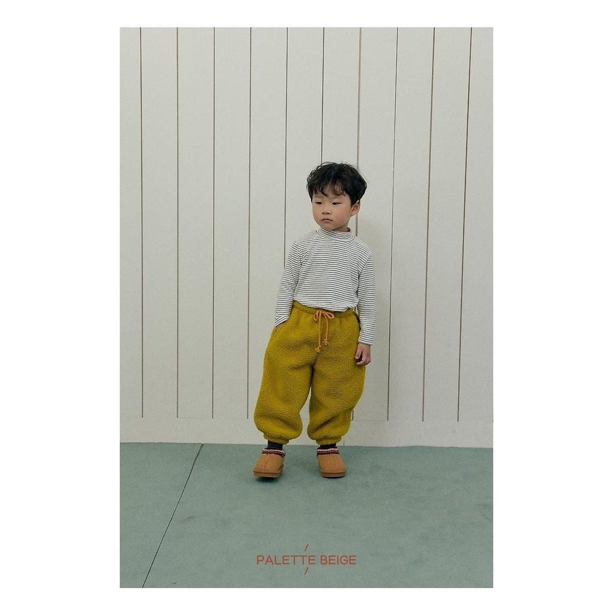PALETTE BEIGE ファージョガーパンツ