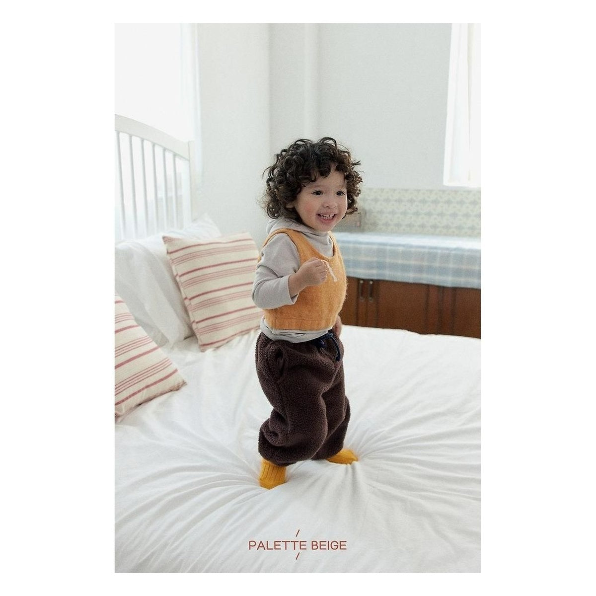 PALETTE BEIGE ファージョガーパンツ