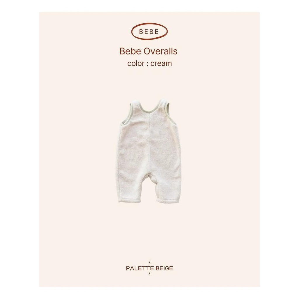 PALETTE BEIGE ベビーオーバーオール