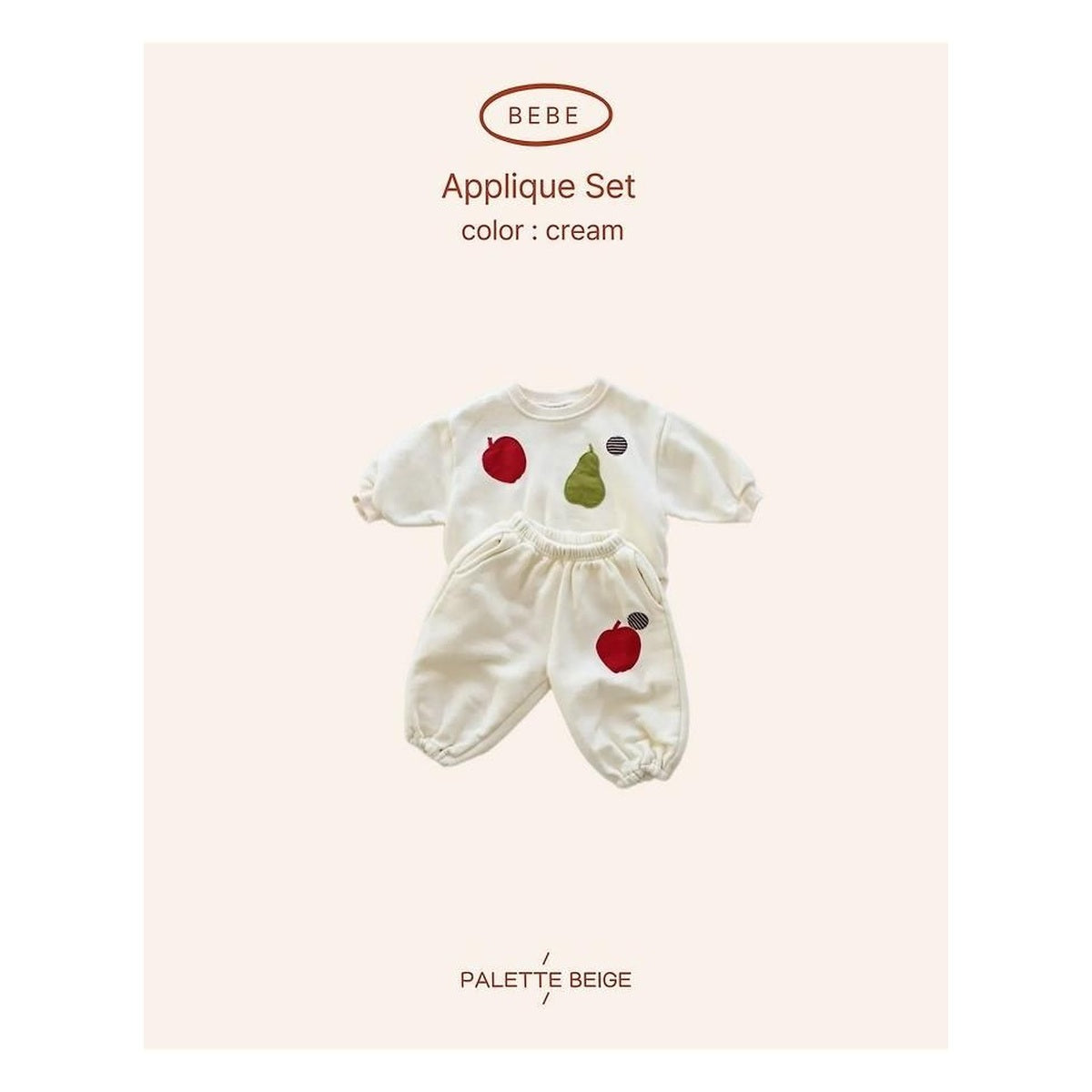 PALETTE BEIGE アップリケセットアップ