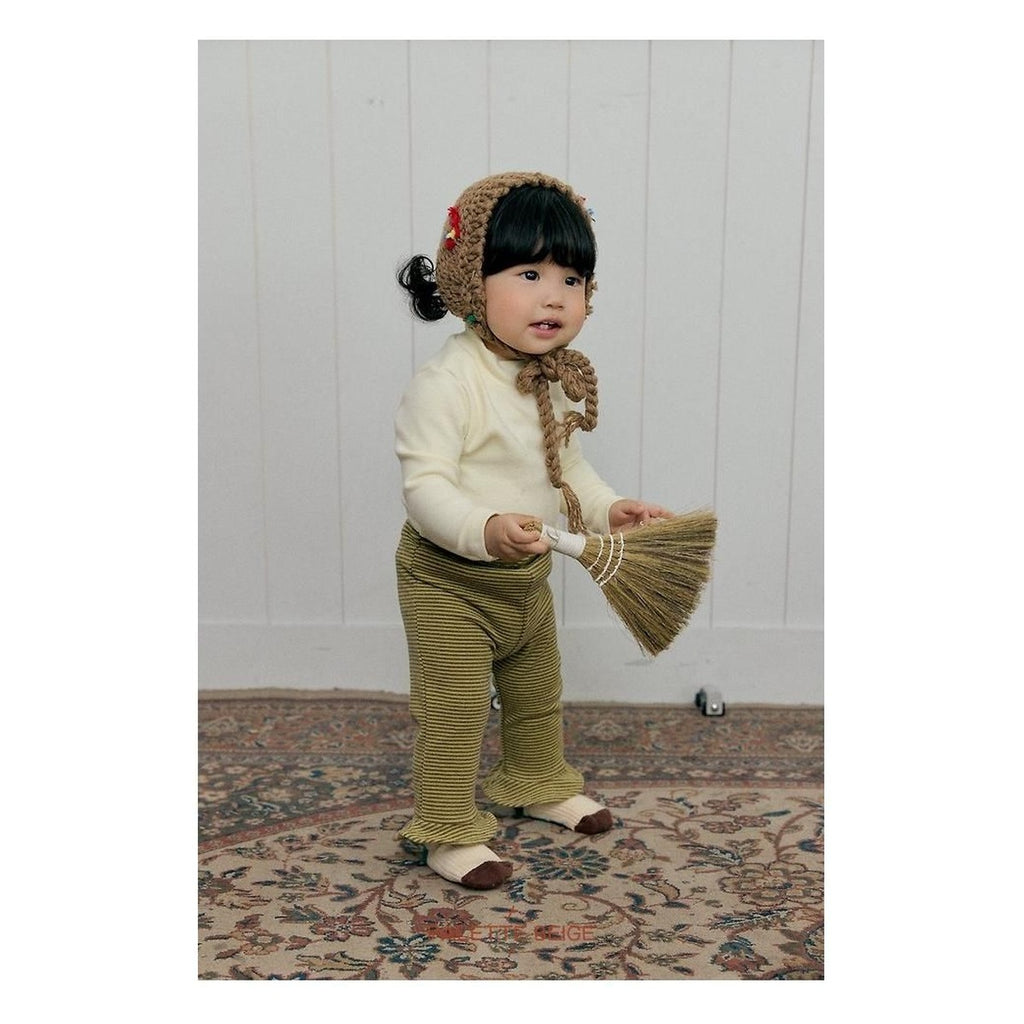 PALETTE BEIGE ベビータートルネックTシャツ