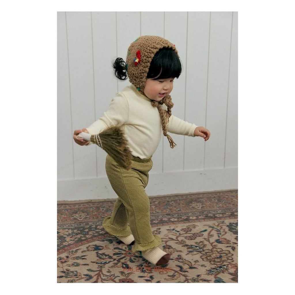 PALETTE BEIGE ベビータートルネックTシャツ