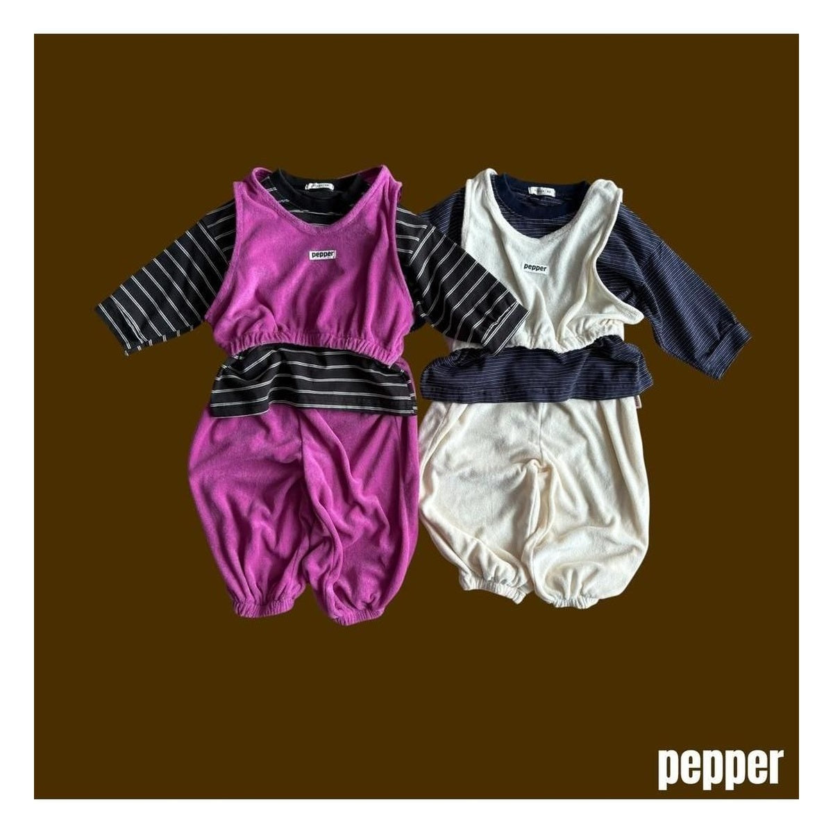 PEPPER テリージョガーパンツ