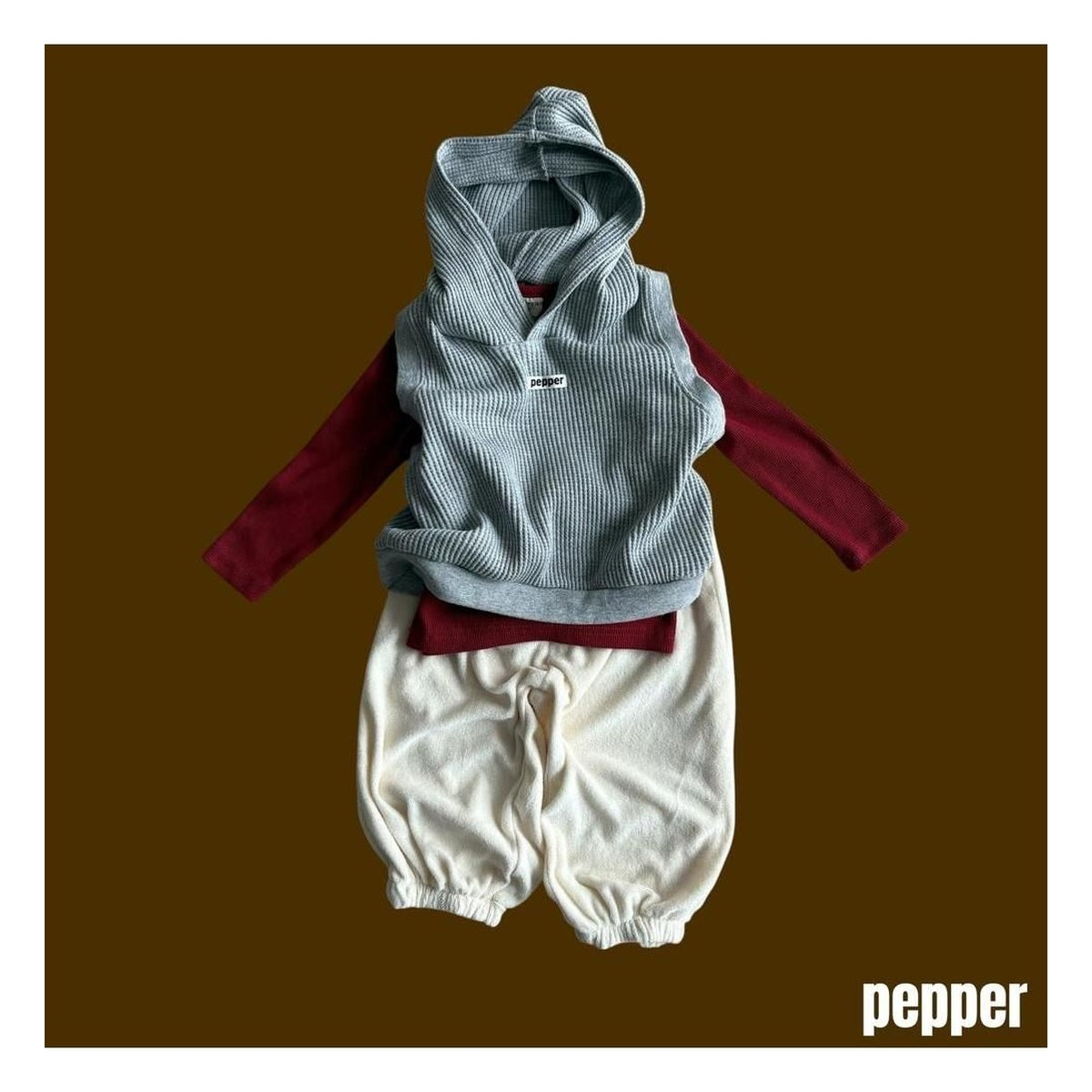 PEPPER テリージョガーパンツ
