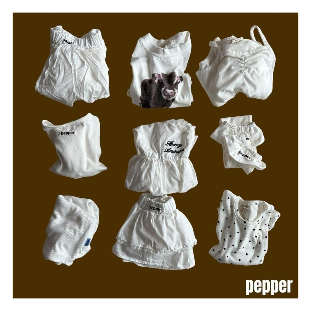 PEPPER ソフトドットTシャツ