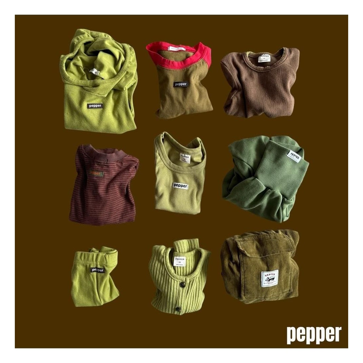 PEPPER ジェリーボーダーTシャツ