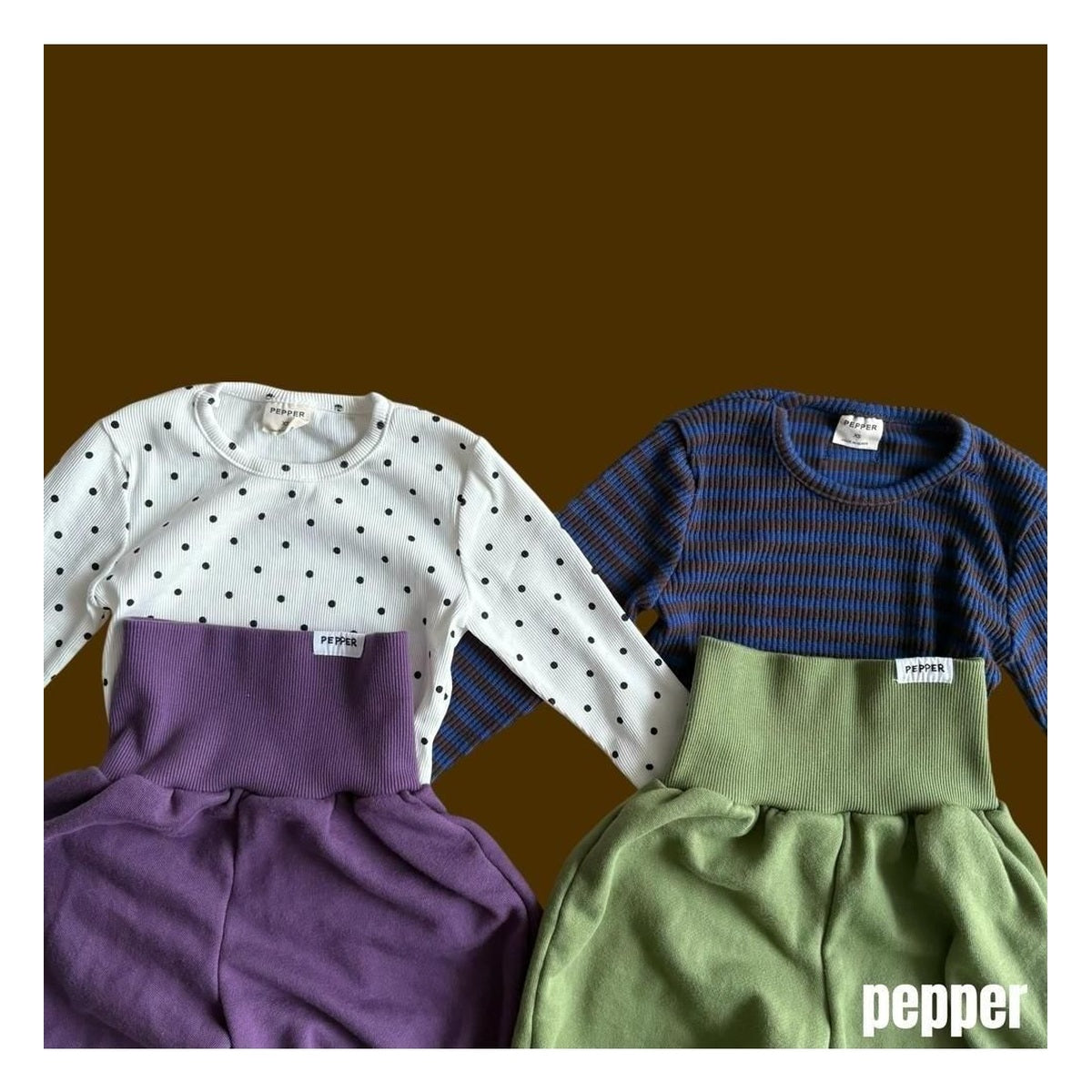 PEPPER ボーダーTシャツ
