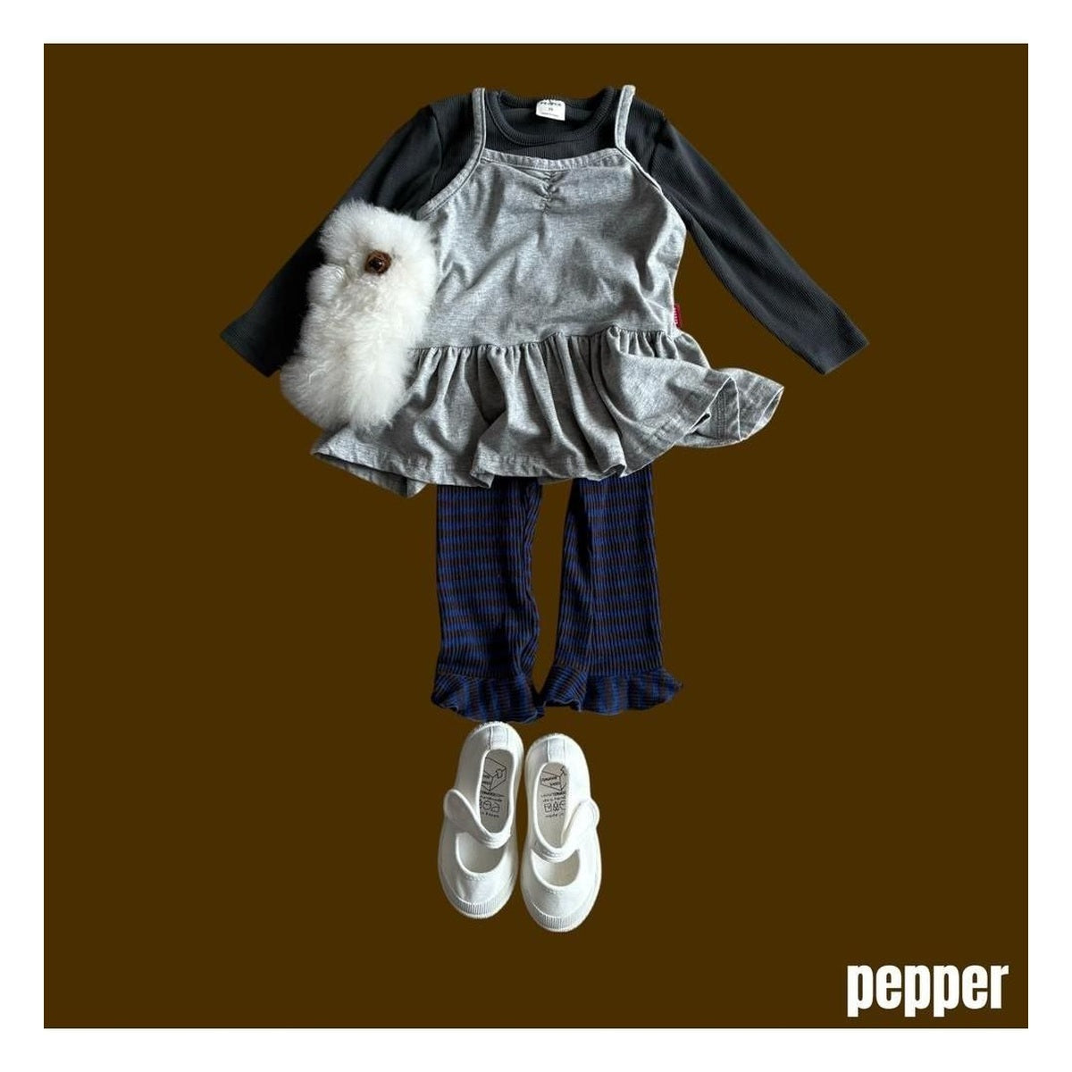 PEPPER ピーピーフリルパンツ