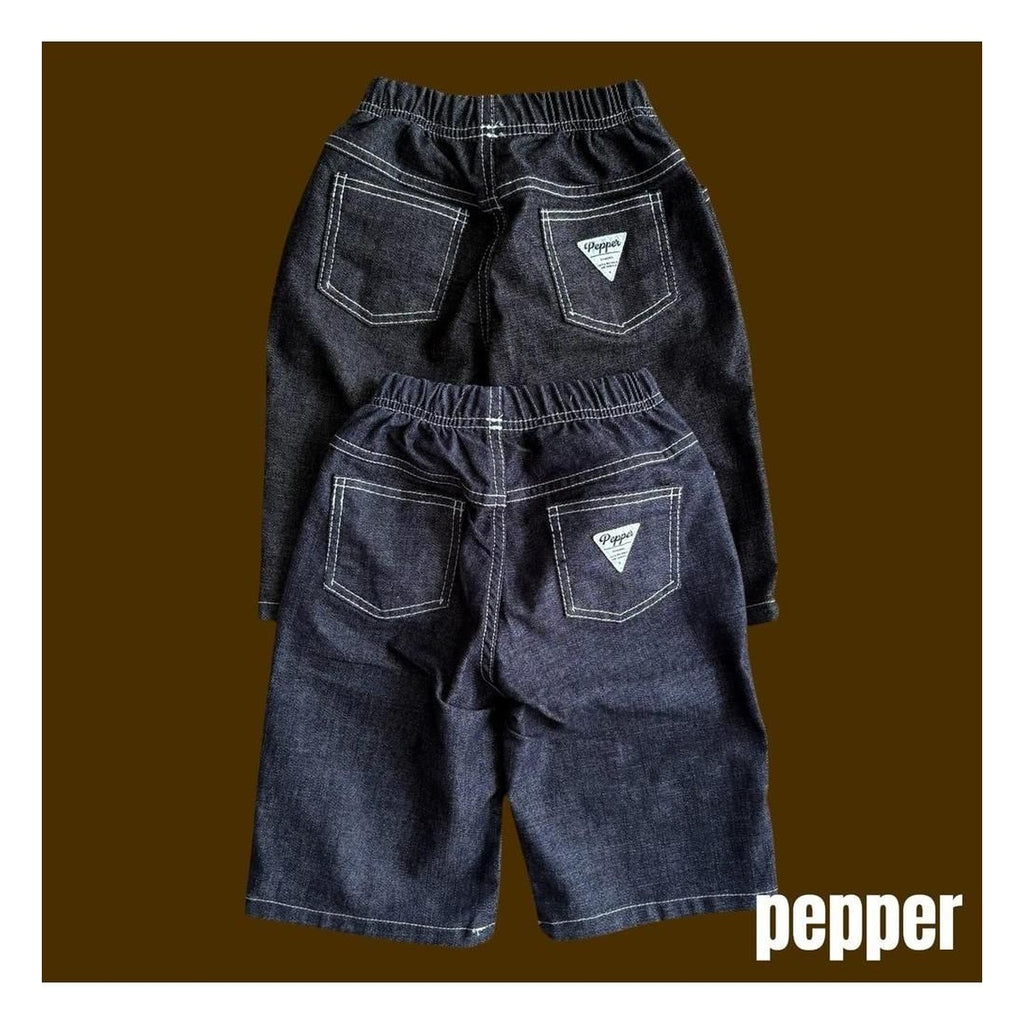 PEPPER ノンフェードデニムパンツ