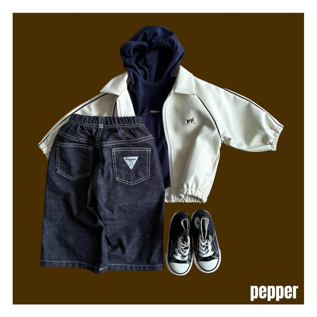 PEPPER ノンフェードデニムパンツ