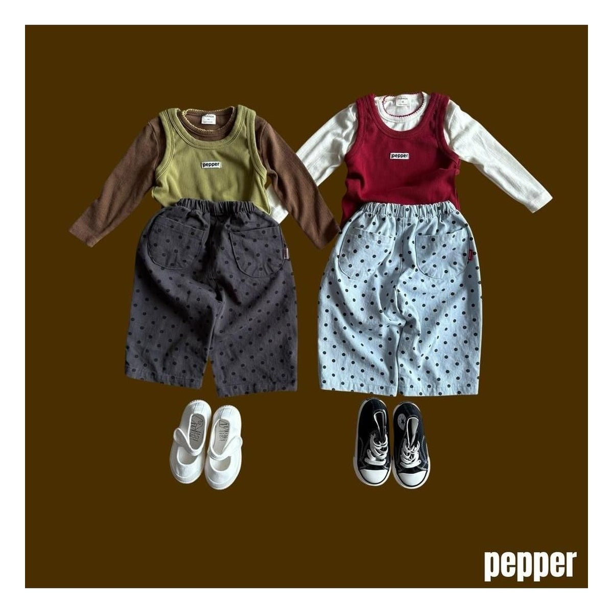 PEPPER ピンコートアイレットTシャツ