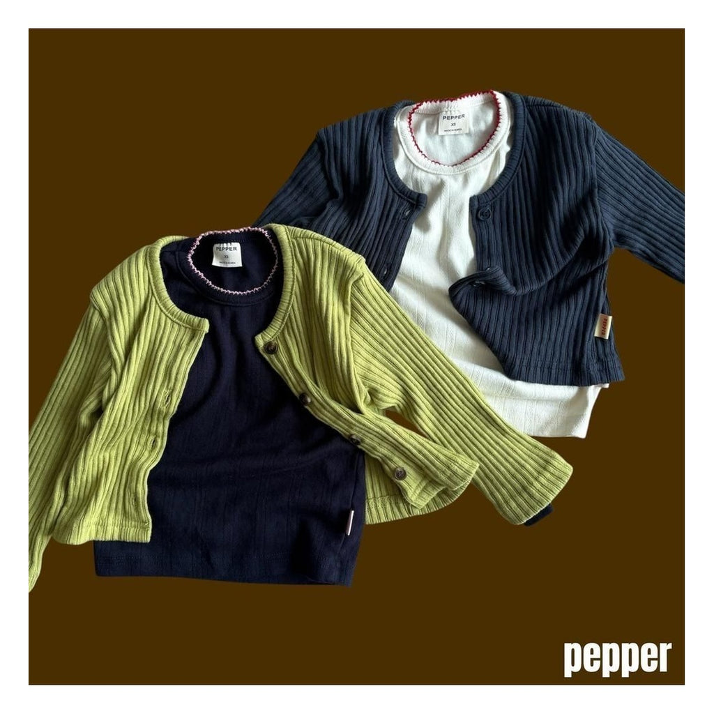 PEPPER ピンコートアイレットTシャツ