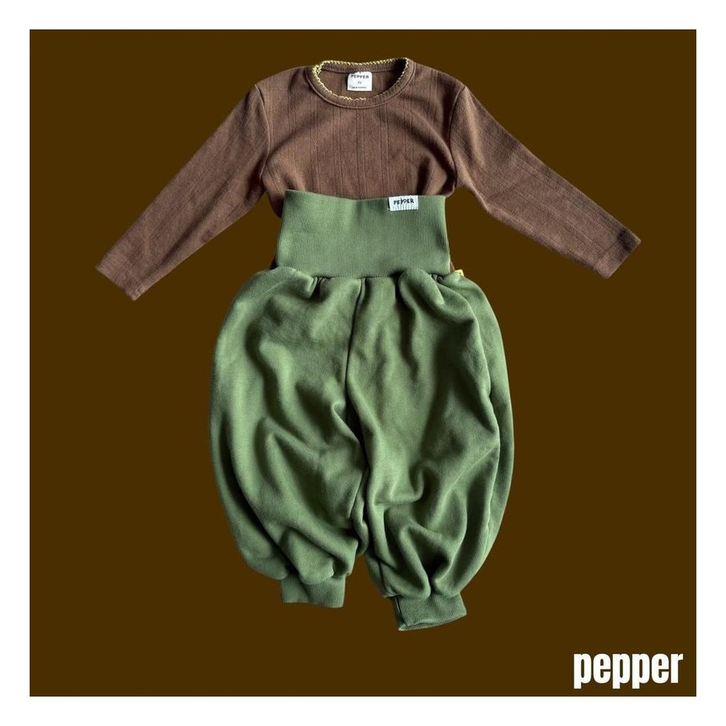 PEPPER ピンコートアイレットTシャツ