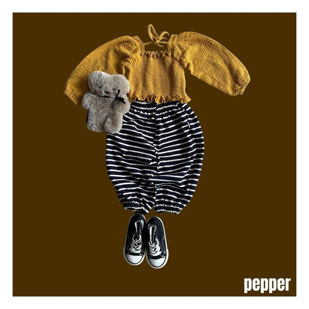 PEPPER スモークブラウス