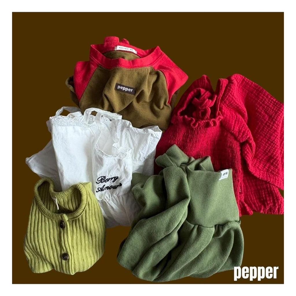 PEPPER スモークブラウス