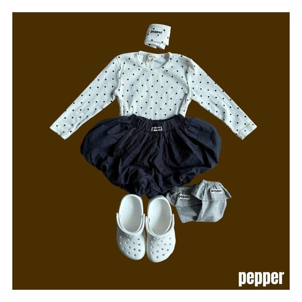 PEPPER フリルニーソックス FREE