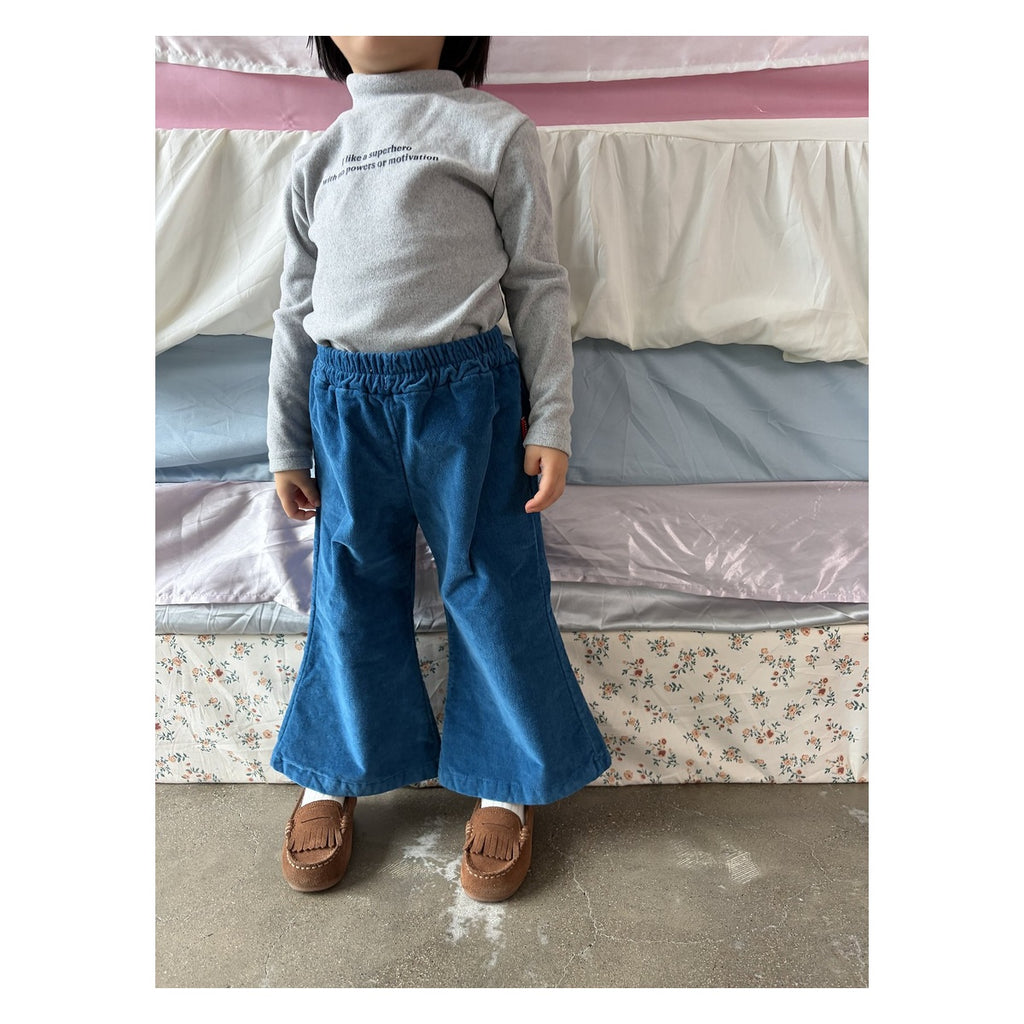 PEPPER キャメルベルベットパンツ