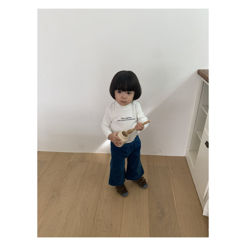 PEPPER キャメルベルベットパンツ