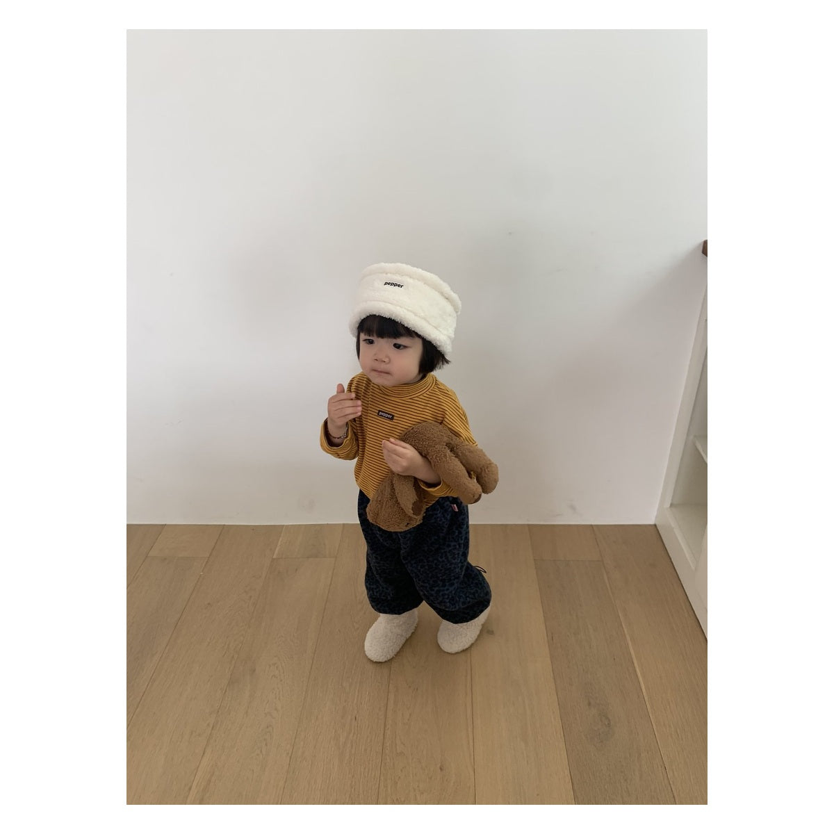 PEPPER ヒョウ柄ジョガーパンツ