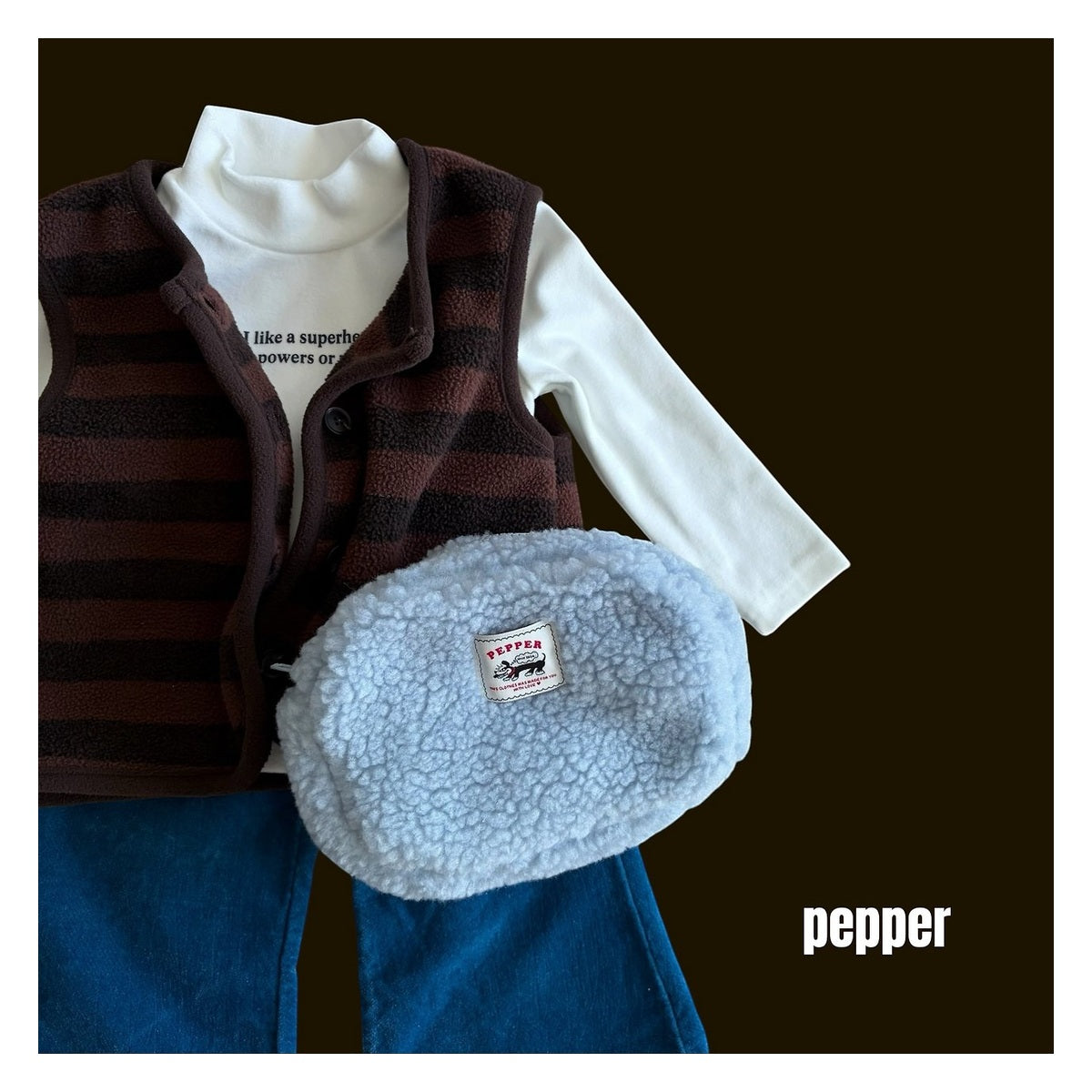 PEPPER フィットゥルバンモクタートルネック