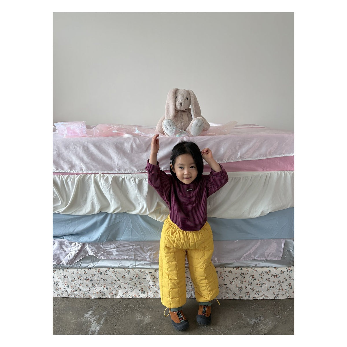 PEPPER スクエアパディングパンツ