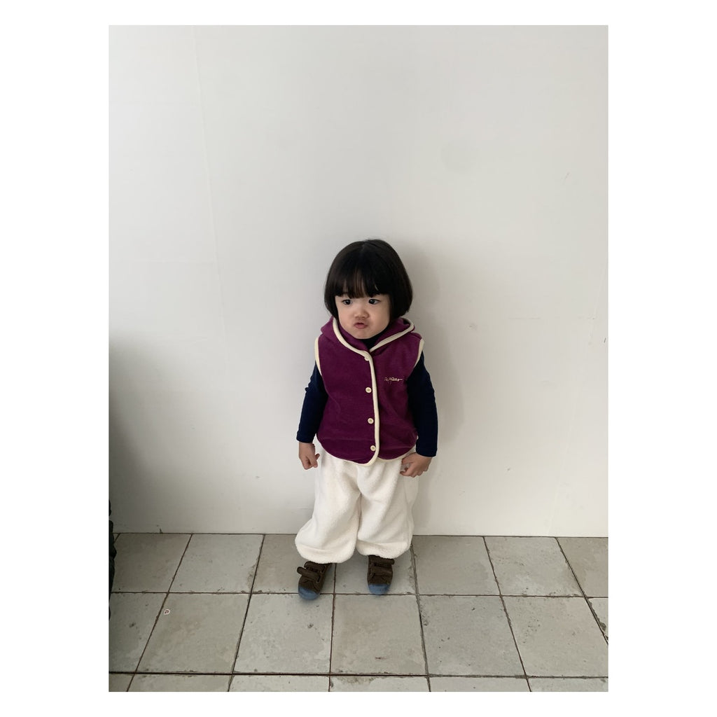 PEPPER フリースパーカーベスト