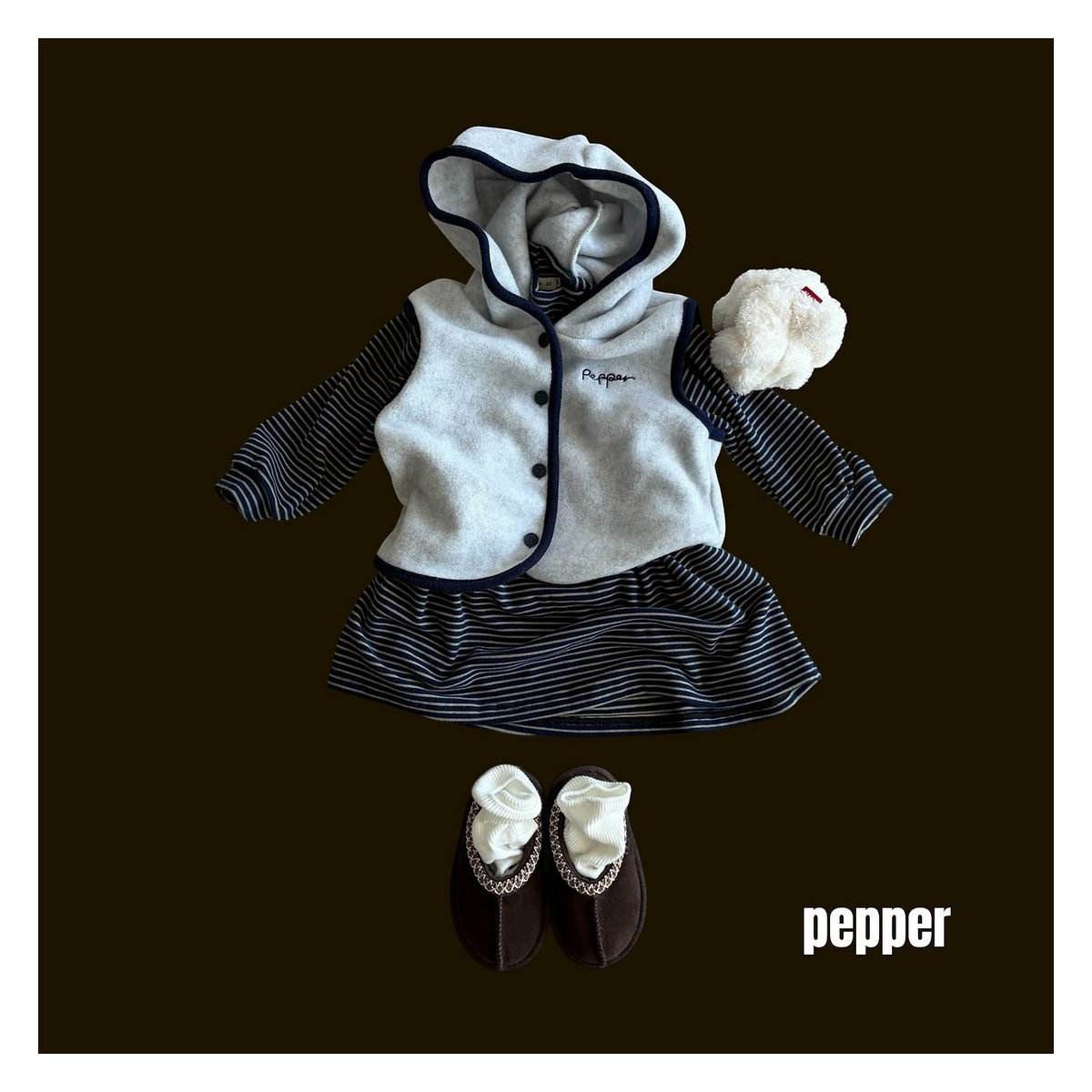 PEPPER スクランチヘアゴム FREE