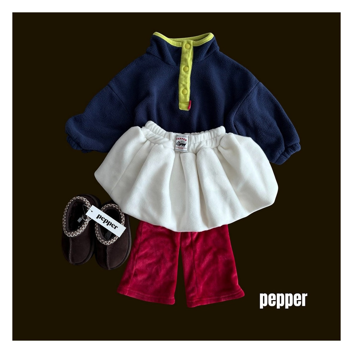 PEPPER 配色アノラック