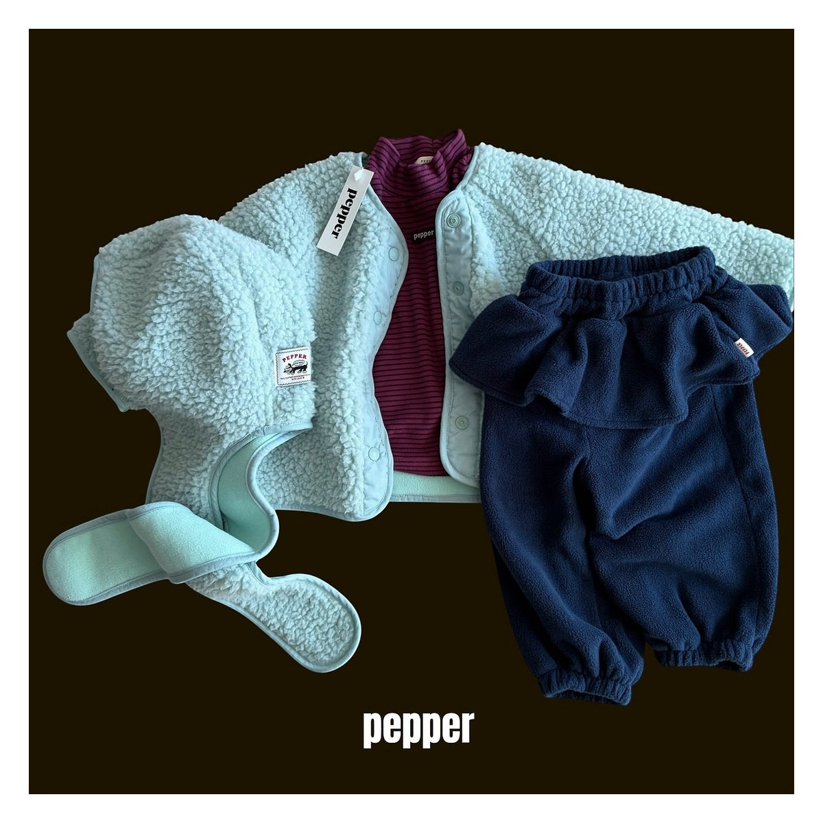 PEPPER チェリーカンカンジョガーパンツ