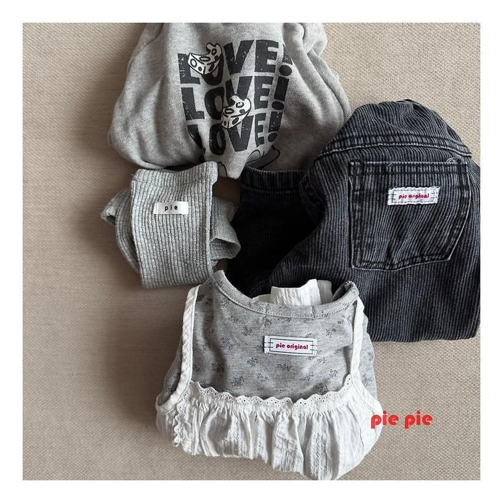 PIE フラワー柄 ぴったりTシャツ