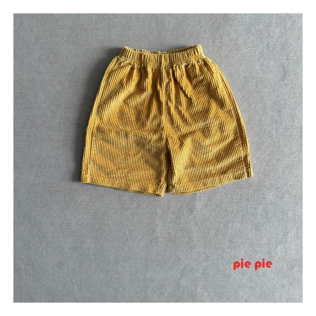 PIE エンボスコーデュロイバミューダパンツ