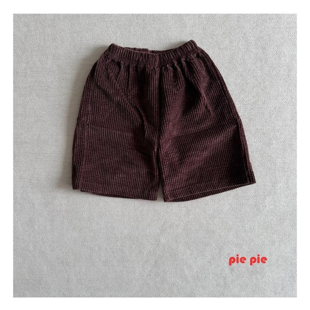 PIE エンボスコーデュロイバミューダパンツ
