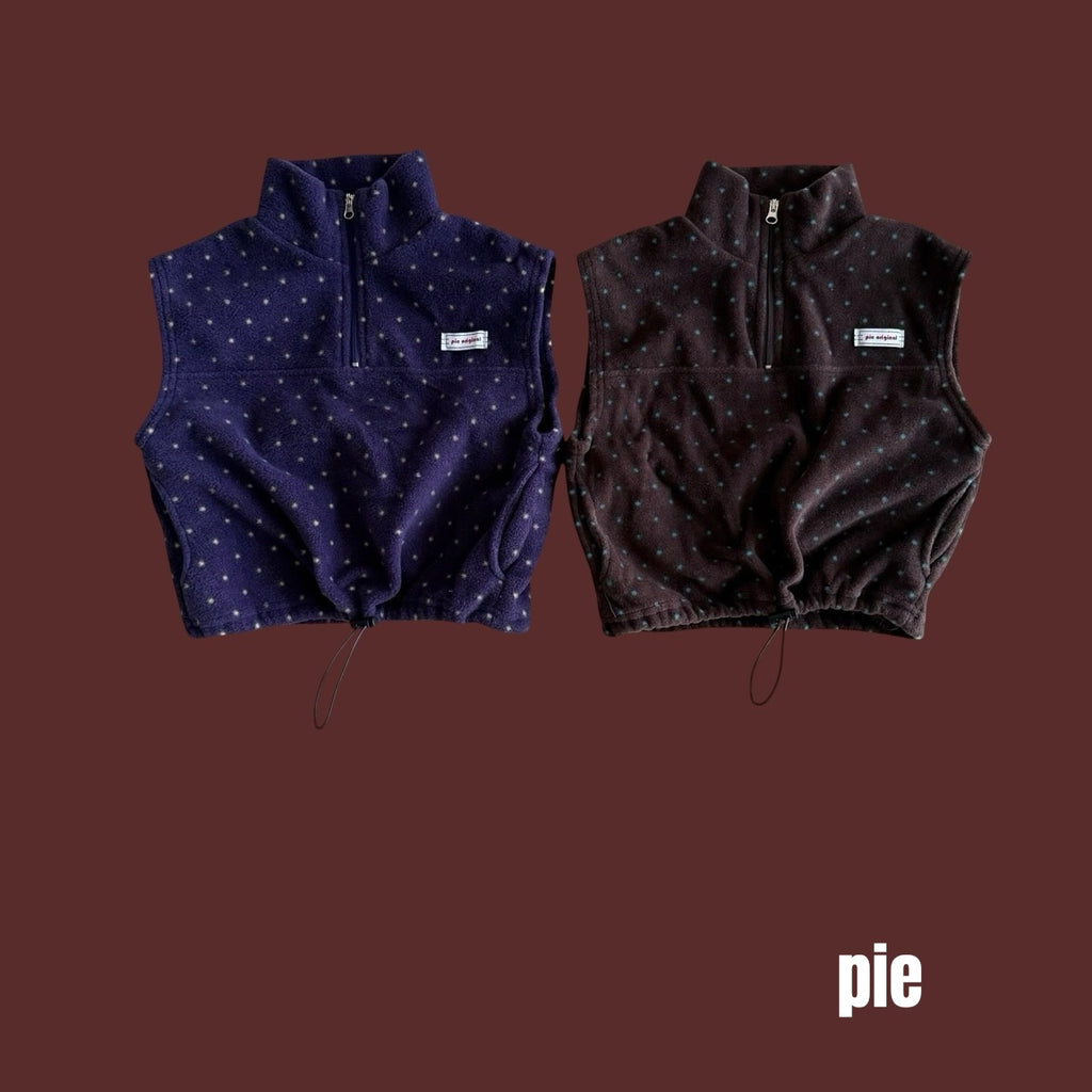 PIE ドットフリースベスト