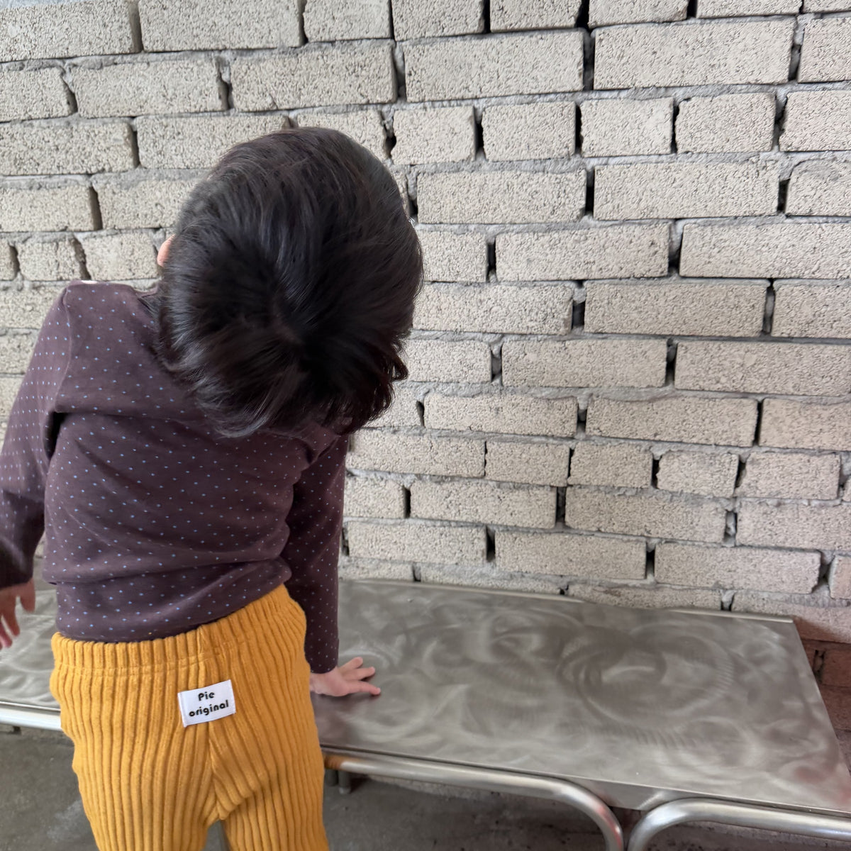 PIE バナナブーツカットパンツ