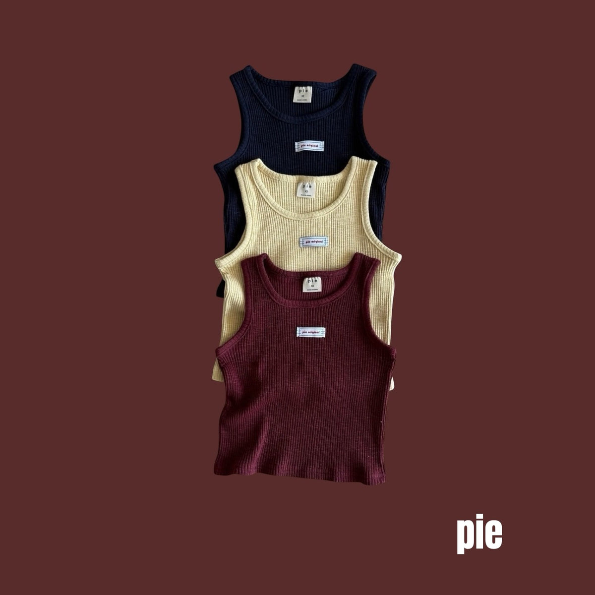 PIE ピタッとレイヤードタンクトップ