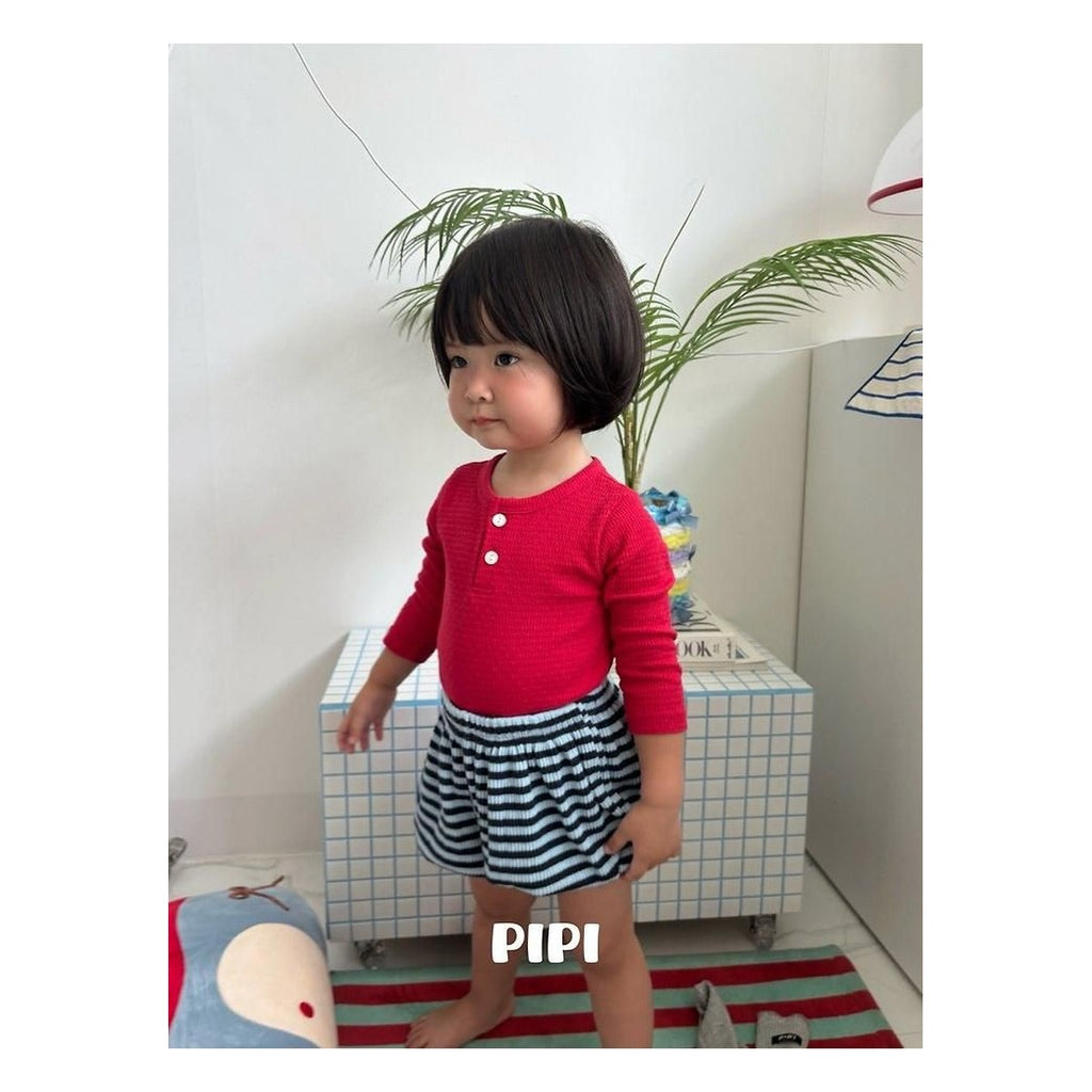 PIPI ボーダーパンプキンパンツ