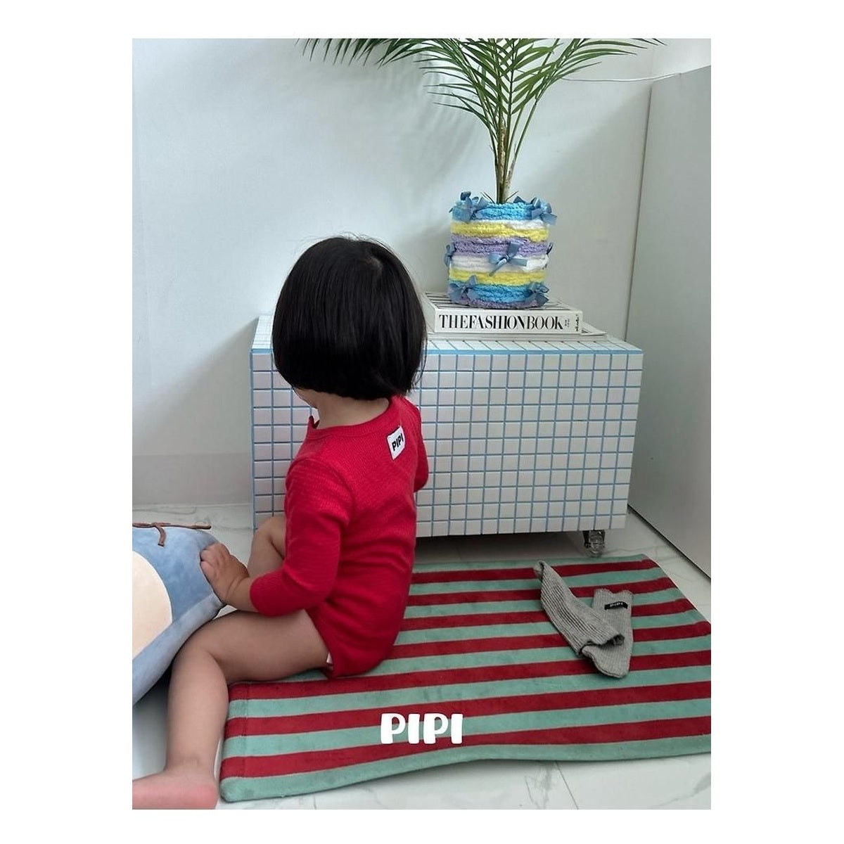 PIPI ボーダーパンプキンパンツ