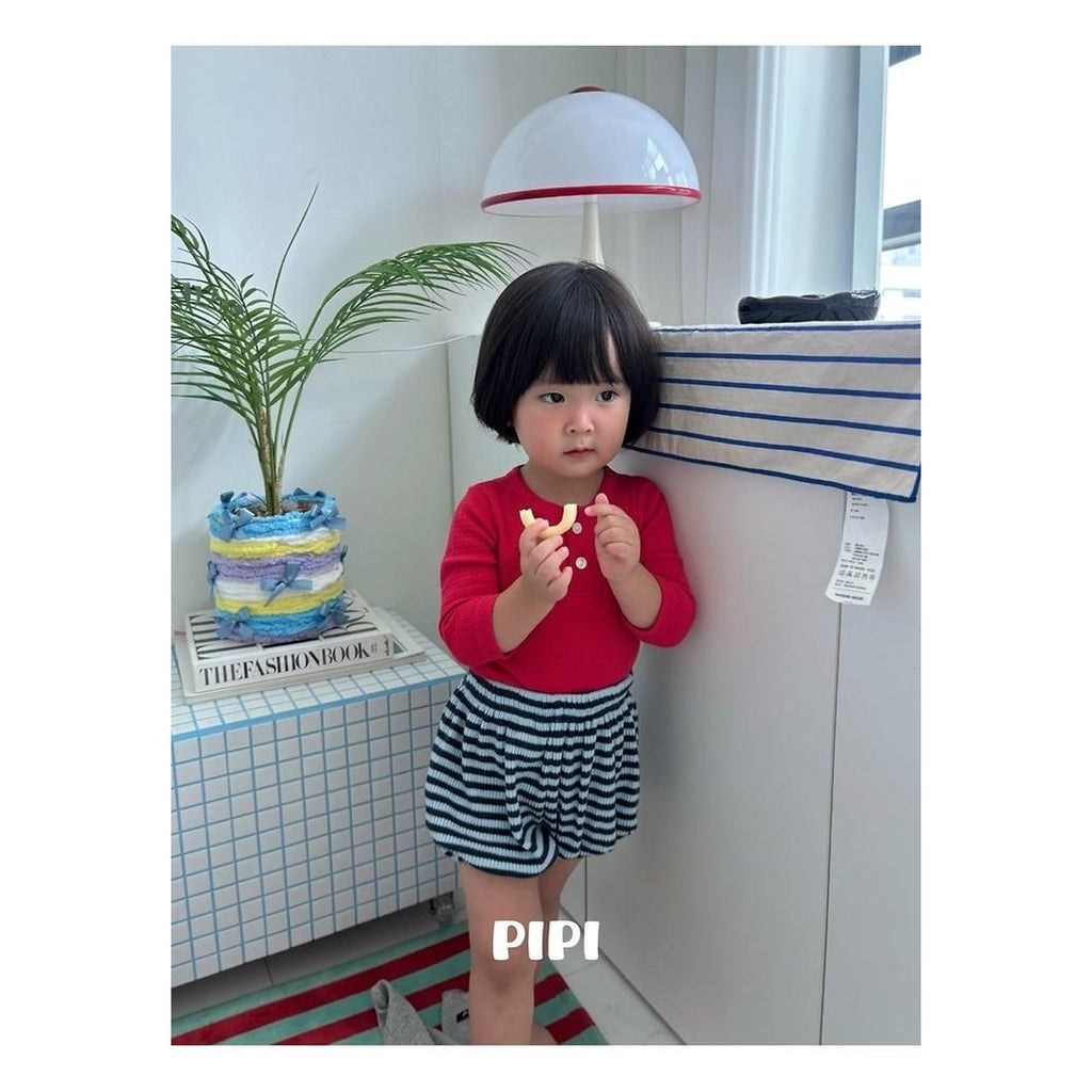 PIPI ボーダーパンプキンパンツ
