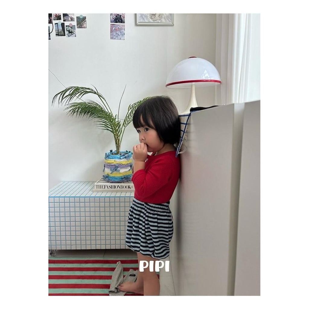 PIPI ボーダーパンプキンパンツ