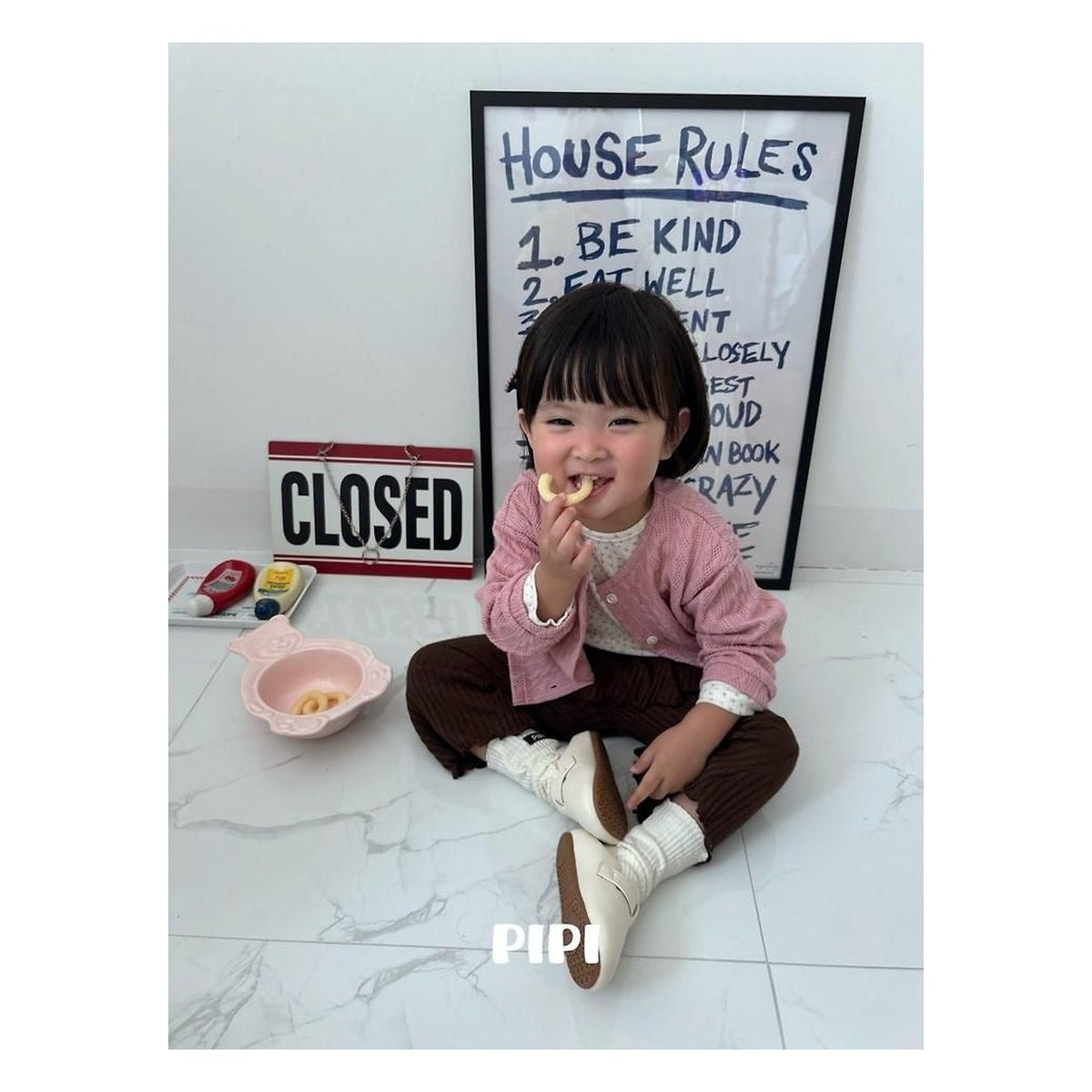 PIPI フラワーTシャツ