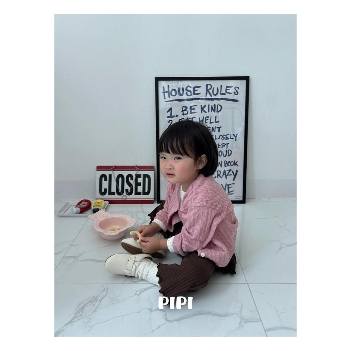 PIPI フラワーTシャツ