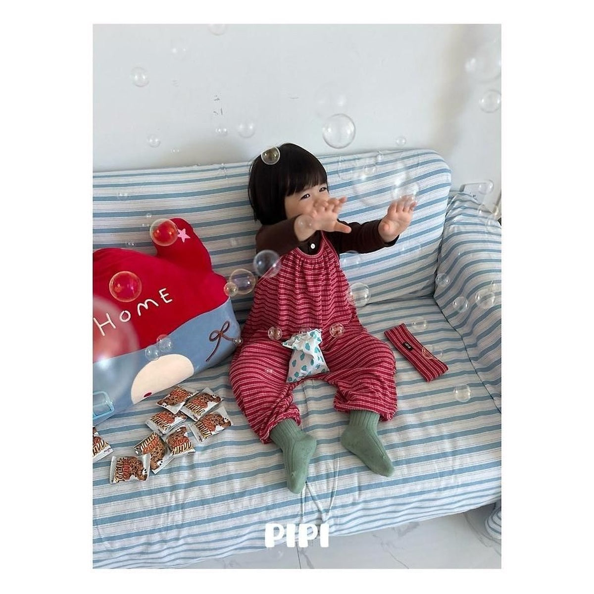 PIPI キッチュ短丈Tシャツ
